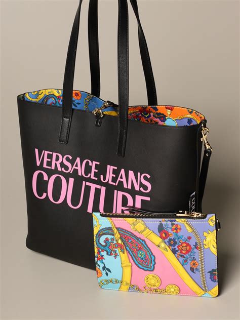 versace jeans borsa antracide di pelle|Borse .